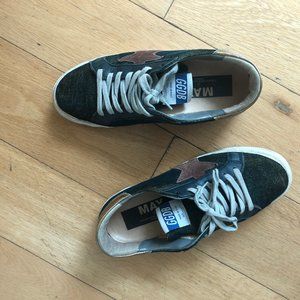 Golden Goose Dark Green/Brown May Sneakers